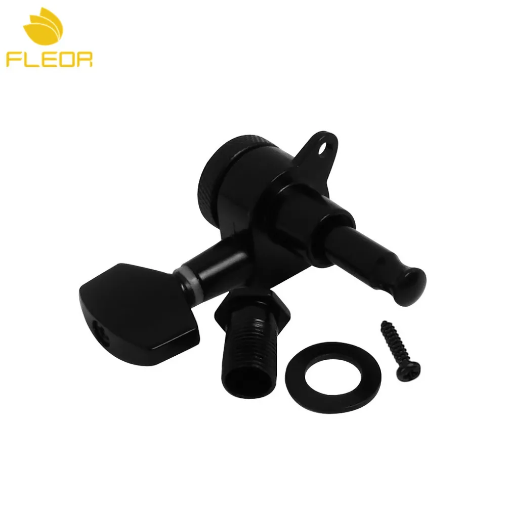 Блокирующая струна FLEOR 1L1R для акустической электрогитары 2 шт.|locking tuners black|locking