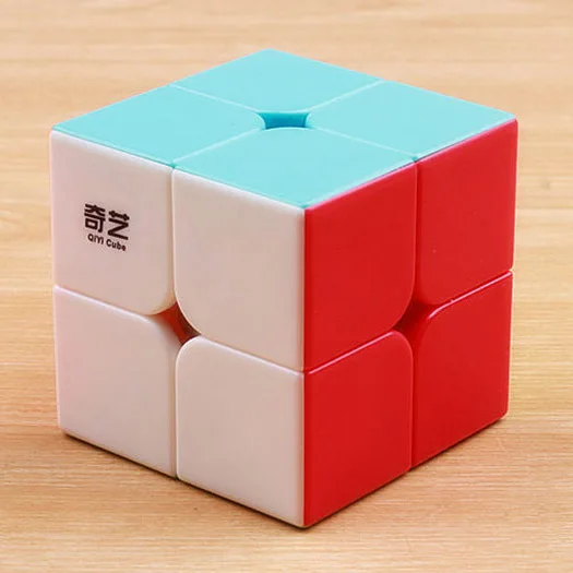 QIYI волшебный куб 2x2x2 кубар-Рубик на скорость прозрачный пазл 2*2*2 игрушки для детей