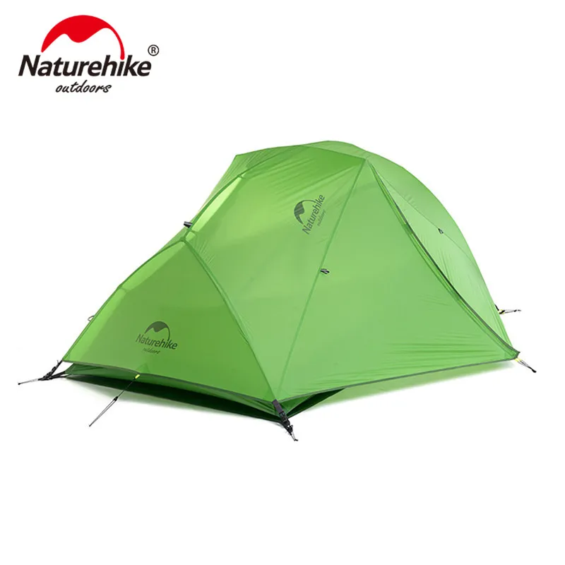 Палатка Naturehike туристическая двухместная силиконовая двухслойная