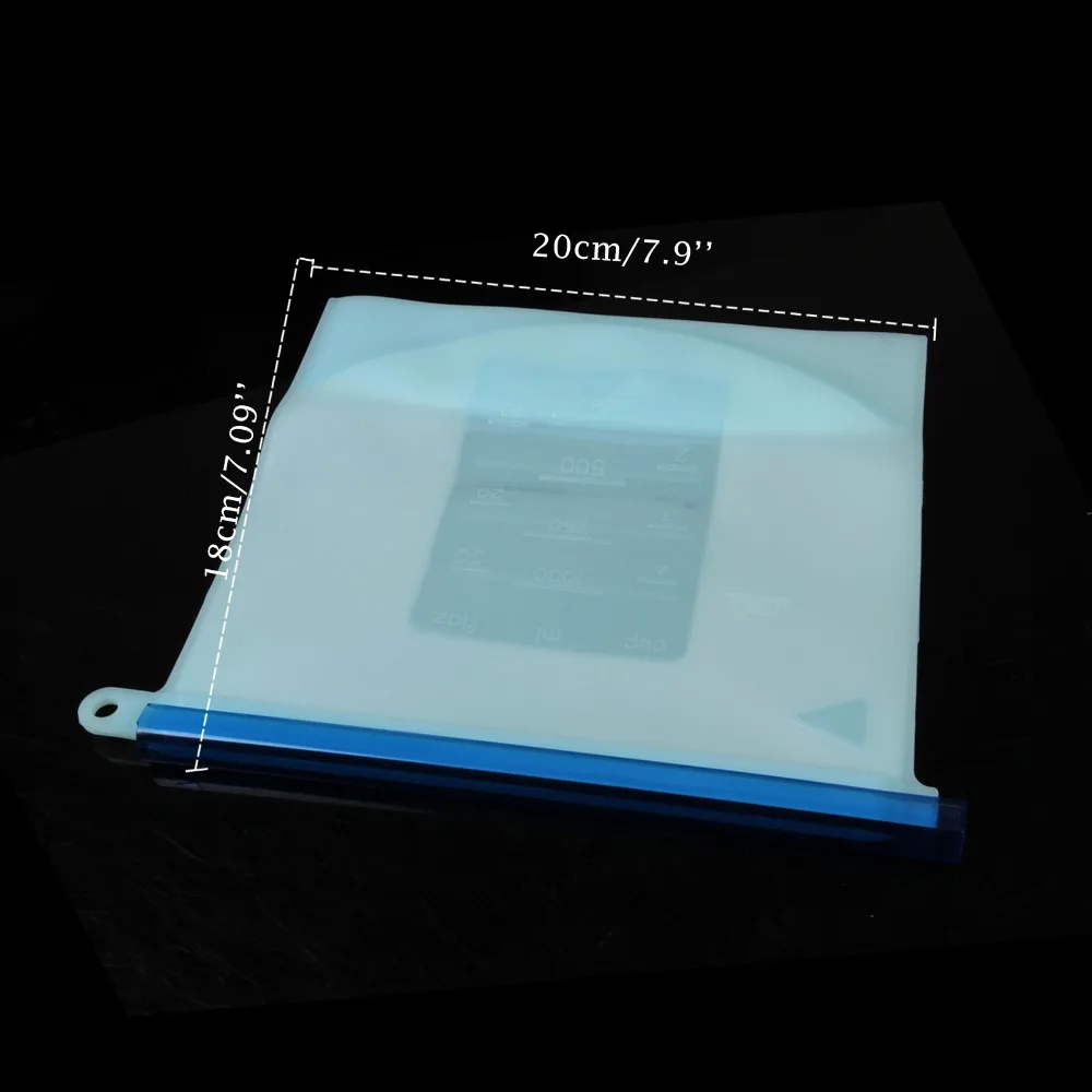 5 шт. многоразовые силиконовые Вакуумный пакет для хранения печать Еда пакеты