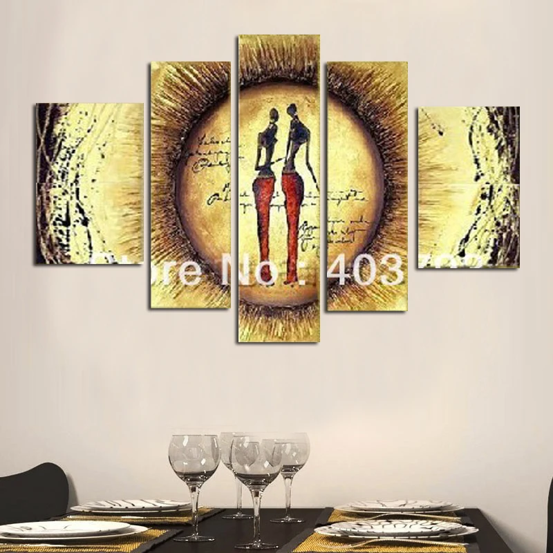 Высокое качество Современное абстрактное огромное украшение на стену живопись