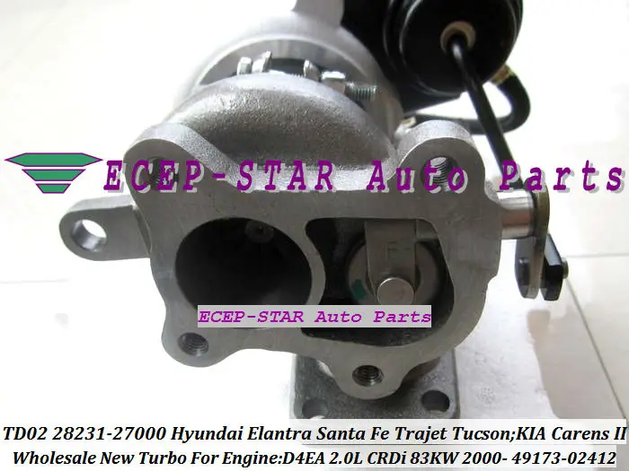 TD025 28231-27000 49173-02410 49173-02412 49173-02401 турбо для HYUNDAI поездка Tucson Elantra Santa Fe KIA Carens D4EA л |