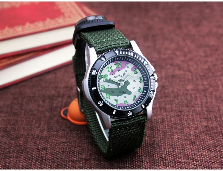 Армейский зеленый тканевый нейлоновый ремешок для спорта на открытом воздухе