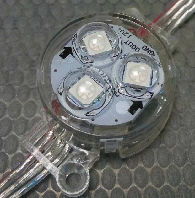 Диаметр нити 30 мм 12 в пост. Тока UCS1903 IC 0 72 Вт (3 светодиода) полноцветный RGB