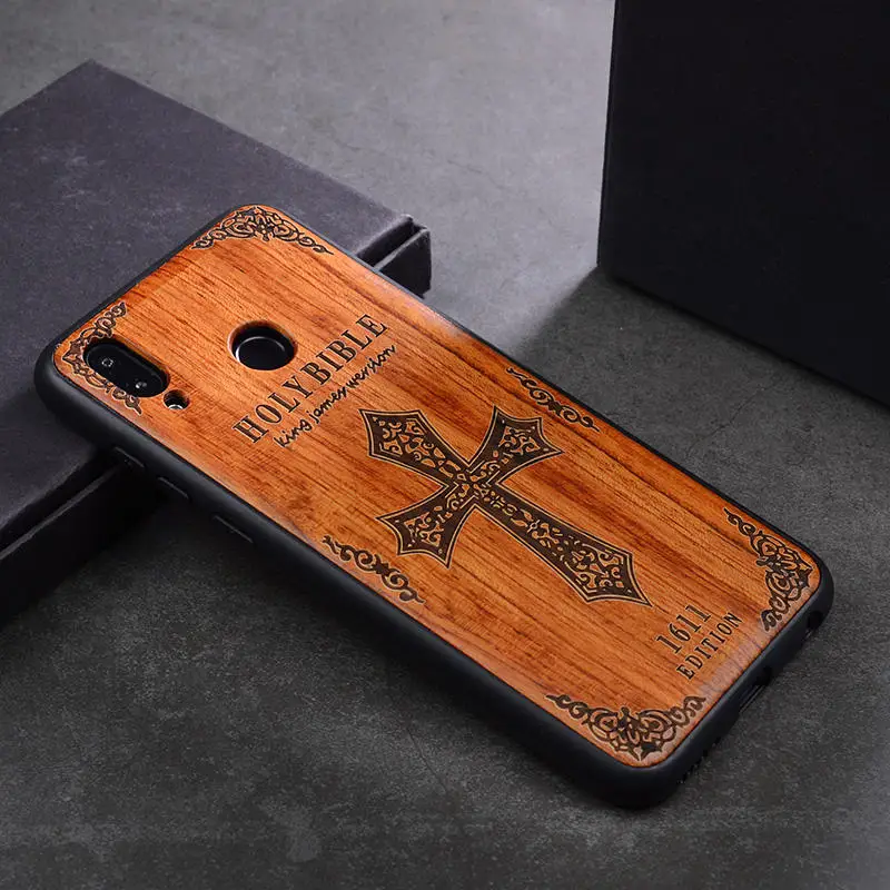 as picture Новинка, чехол для huawei Honor Play, тонкая деревянная задняя крышка, TPU, чехол-бампер для huawei Honor Play, чехол для телефона s Honor Play 6,3" - Цвет: as picture