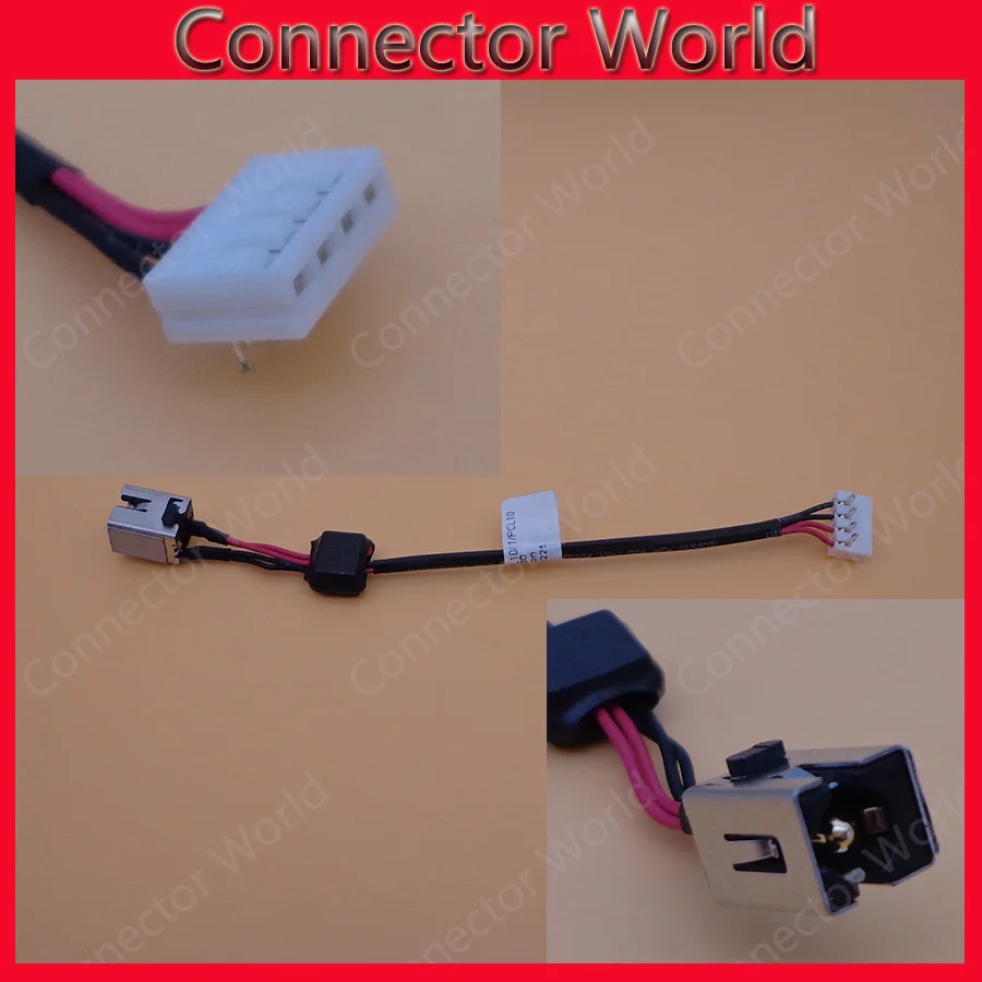 

1-10pcs/lot DW283 2.5mm DC Power Jack W/Cable for TOSHIBA ASUS DC JACK socket NCL50/60 P/N:DC301009U00 DC Jack with Cable