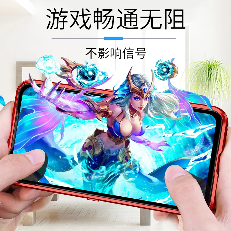 ДЛЯ vivo nex 2 Магнитный чехол Nex2 360 Передний + задний двусторонний 9H из закаленного