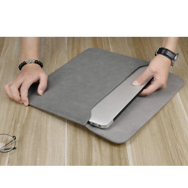 Новый матовый чехол из пу кожи для ноутбука Xiaomi Macbook Pro touch bar 13 Air 11 12 15 Lenovo Dell Asus 14 6