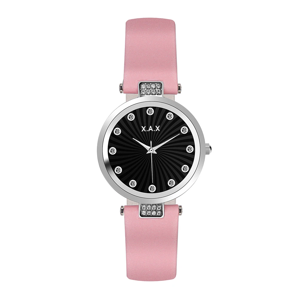 

Luxury Women Watch Crystals CNC Set Japanese Movement Waterproof Ladies Clocks