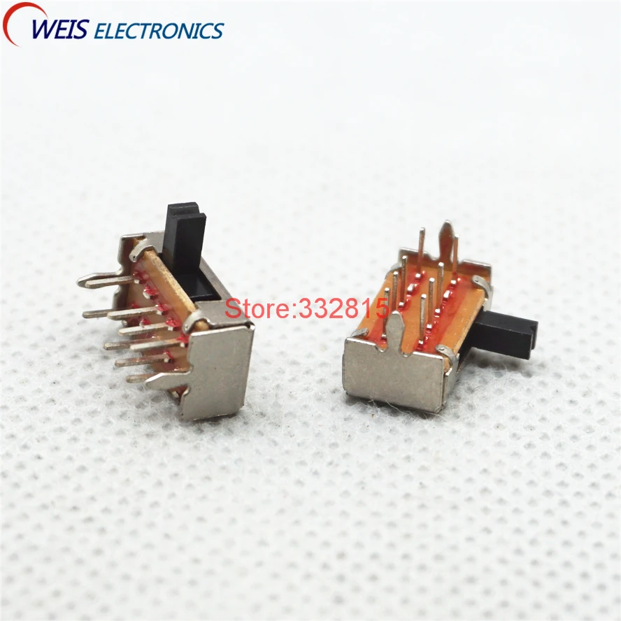 

200PCS SK23D07 SK-23D07 SK23-D07 Toggle Switch 2P3T 8pins slide switches ROHS Free shipping