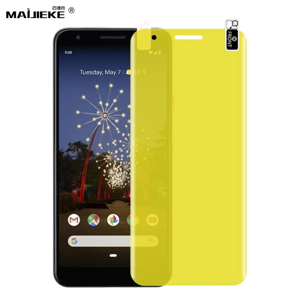 5PCS/Lot Pixel 3 3A XL Full Cover Hydrogel Screen Protector for Google 2 2XL 4 4XL TPU Front Protective Film HD Clear | Мобильные