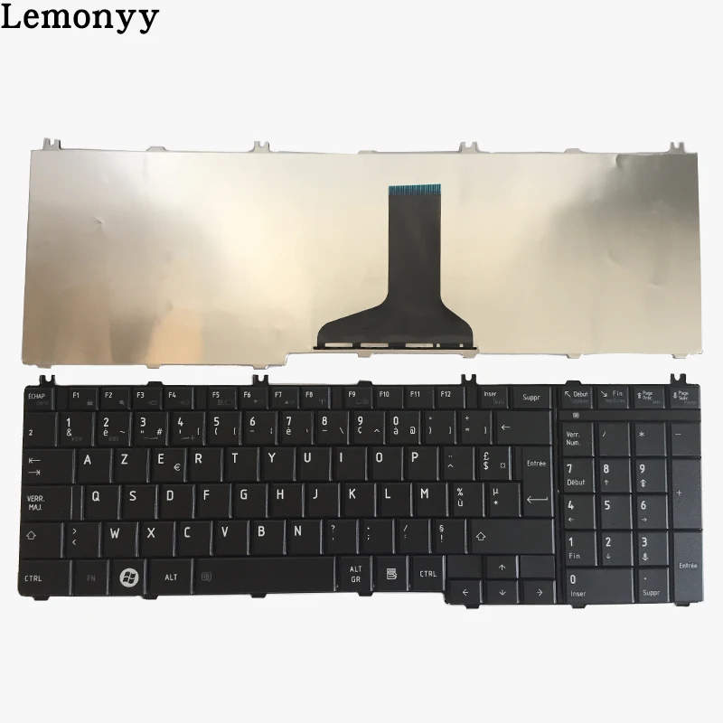 Французская клавиатура для ноутбука toshiba Satellite C650 C655 C655D C660 C670 L650 L655 L670 L675 L750 L755 l755d ноутбука фиолетового и Черного Fr Клавиатура