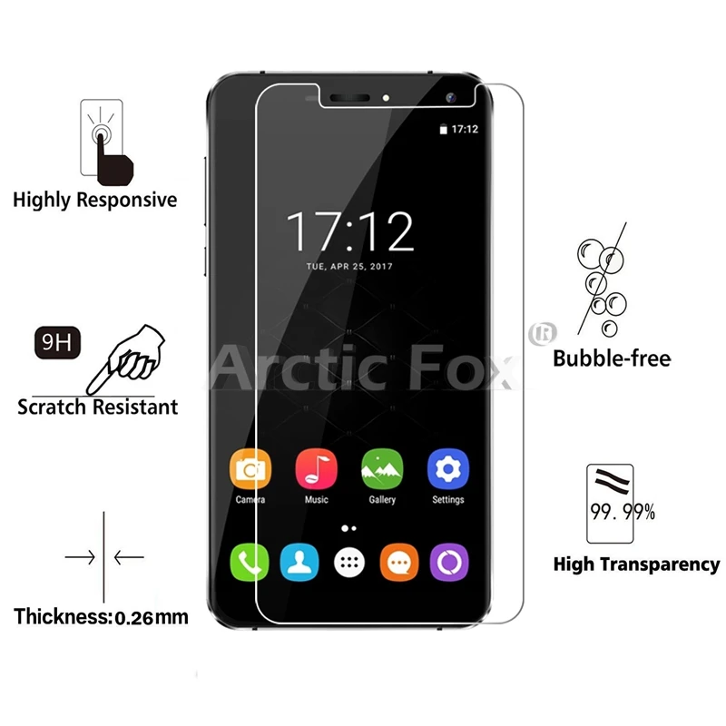 10 шт./лот Премиум закаленное Стекло для Oukitel U11 плюс Экран протектор Закаленное