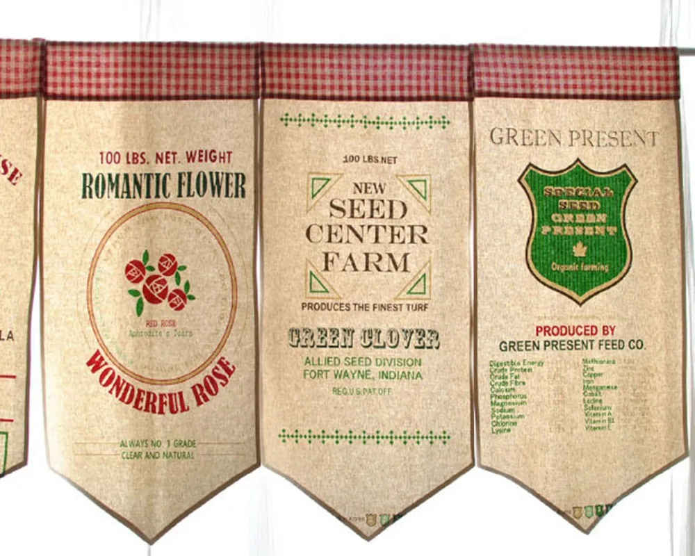 Короткие льняные занавески FUYA декоративные полузанавески для кухни ресторана