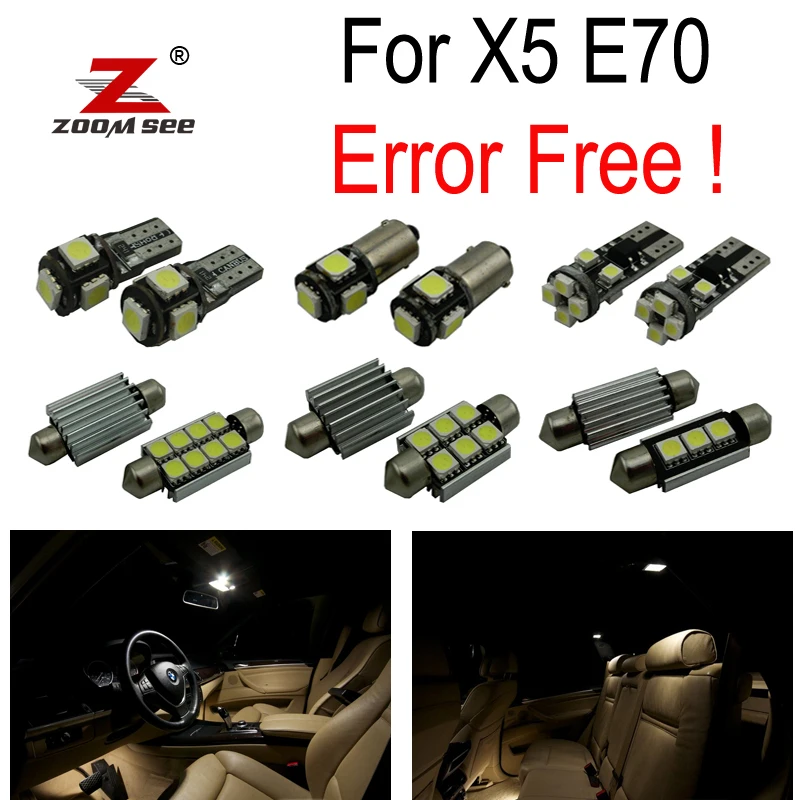 Лампы для багажника BMW X5 E70 (2007 2013) 21 шт.|error free|led error freeled interior lamp |