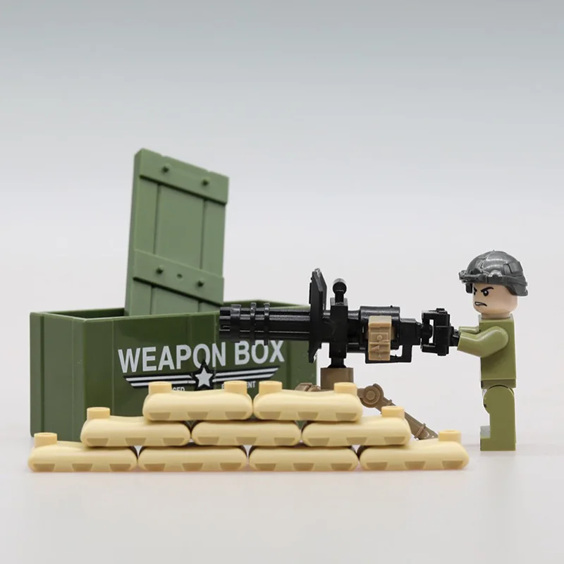 Оружие армейский пистолет военные фигурки городская полиция солдаты Второй