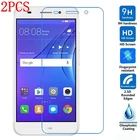 Оригинальное закаленное стекло для Huawei Y3 2017, 2 шт., защитная пленка для экрана Thoughed, защитная пленка для телефона, искусственное стекло