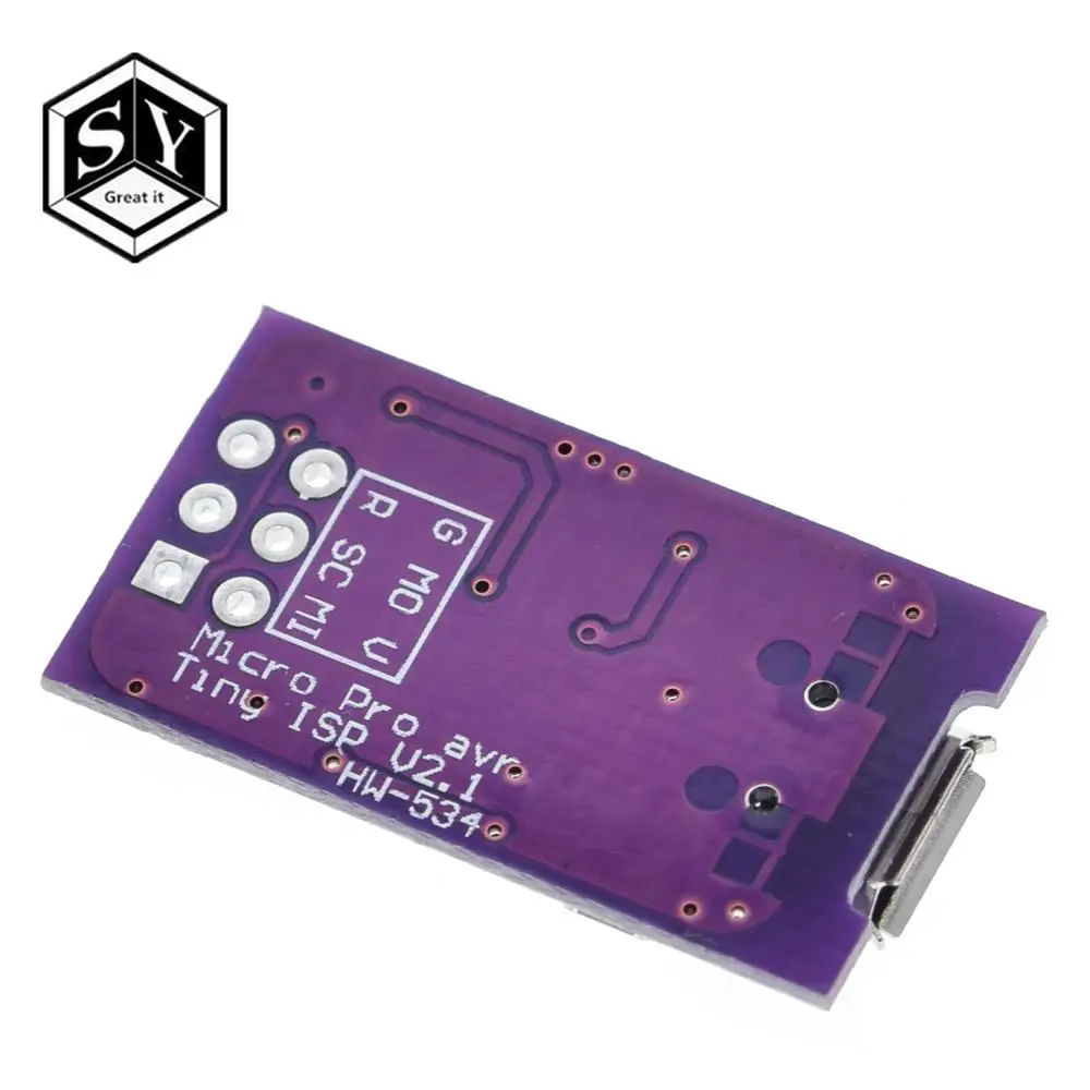 Микро usb Tiny AVR ISP ATtiny44 ATTiny45 ATTiny85 USBTinyISP программатор модуль IDE Bootloader микроконтроллер