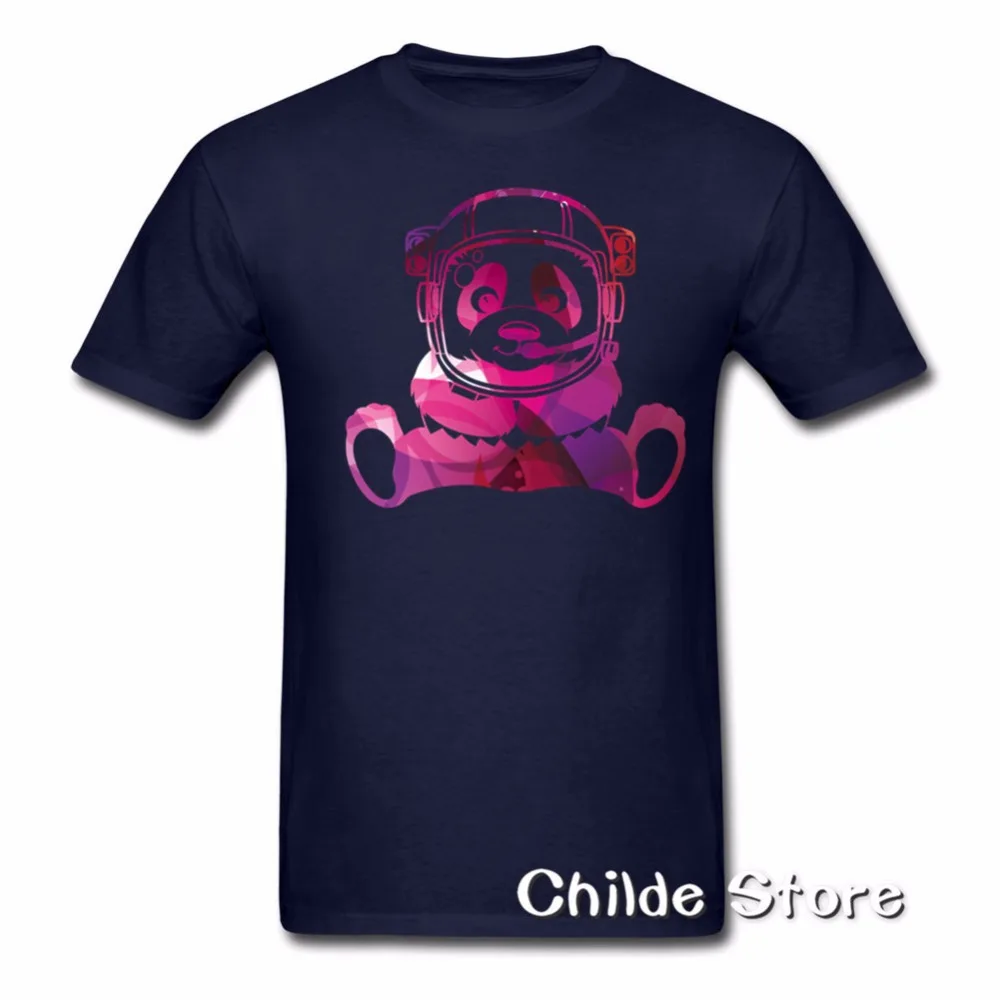 Kawaii Pandanaut хипстер Geek космическая панда женская футболка 100% хлопок мужская Милая
