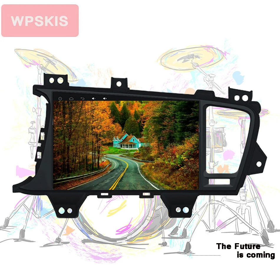 Восьмиядерный Android 10,0 Авто Видео Радио gps плеер подголовник монитор 4g wifi CarPlay ПК Планшет для KIA K5/OPTIMA головное устройство dab