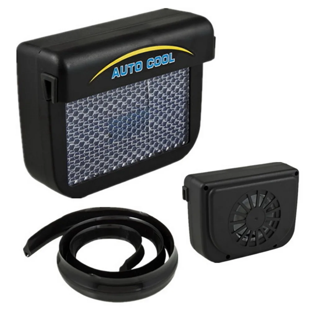 Solar Power Car Auto Air Vent Cool Fan Cooler Ventilation System Radiator Exhaust Heat Automobile with Rubber | Бытовая техника
