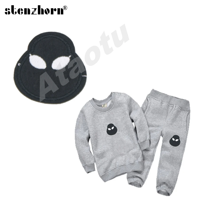 Маленькие фирменные Значки для одежды с логотипом Alien вышитая аппликация