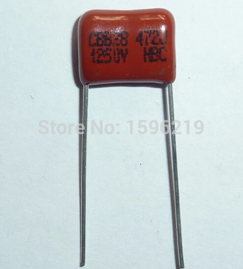 20 шт. Конденсатор CBB 472 1250 в 472J 1.25KV 4700pF 4.7nF P10 CBB28 Металлизированный