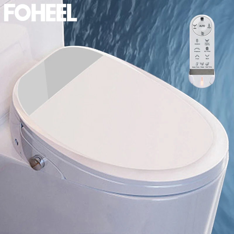 FOHEEL температурный дисплей смарт крышка для унитаза Электрический биде