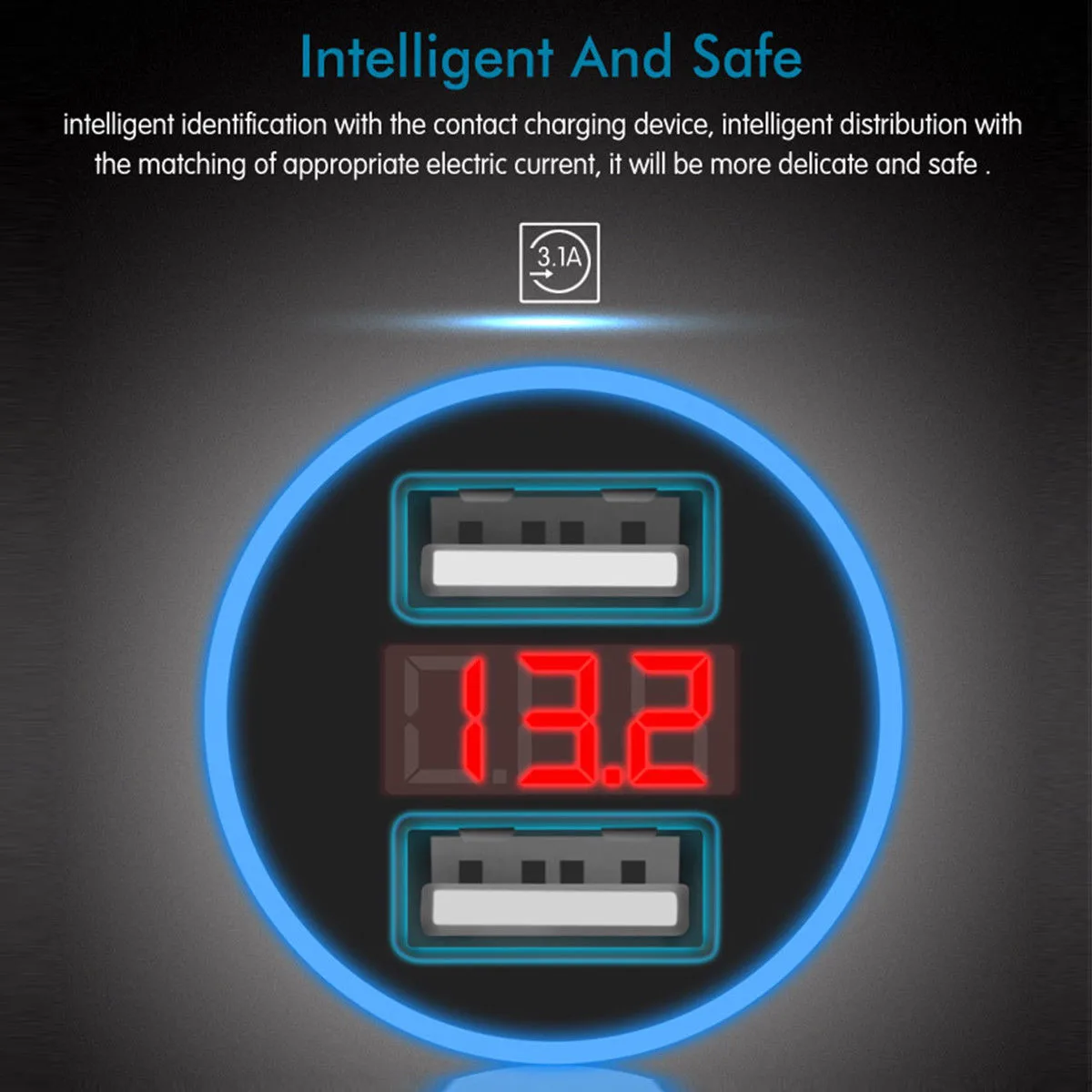 Автомобильное зарядное устройство Usb двойная Быстрая зарядка 3 0 для Iphone Xiaomi Huawei