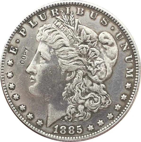 

1885-CC USA Morgan Dollar coins COPY