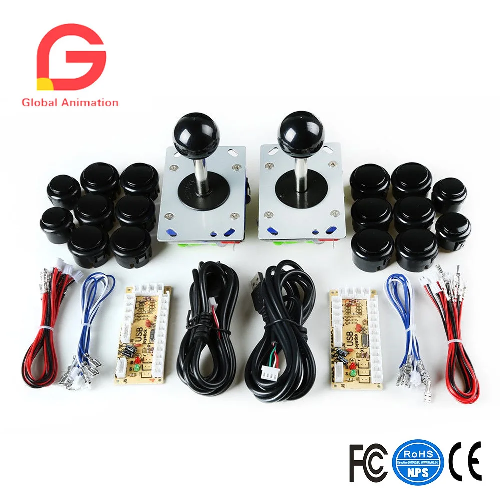 Комплект аркадных игр с нулевой задержкой запчасти для самостоятельной сборки