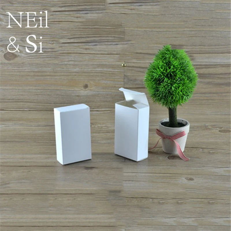 Белая Подарочная коробка для визитных карточек игральных карт конфет свечей