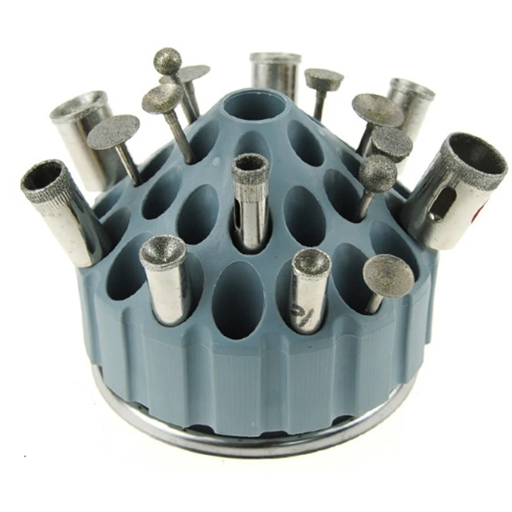 

Tool box,Rotating honeycomb,Grinding tips storage rack, display rack ,With drain holes