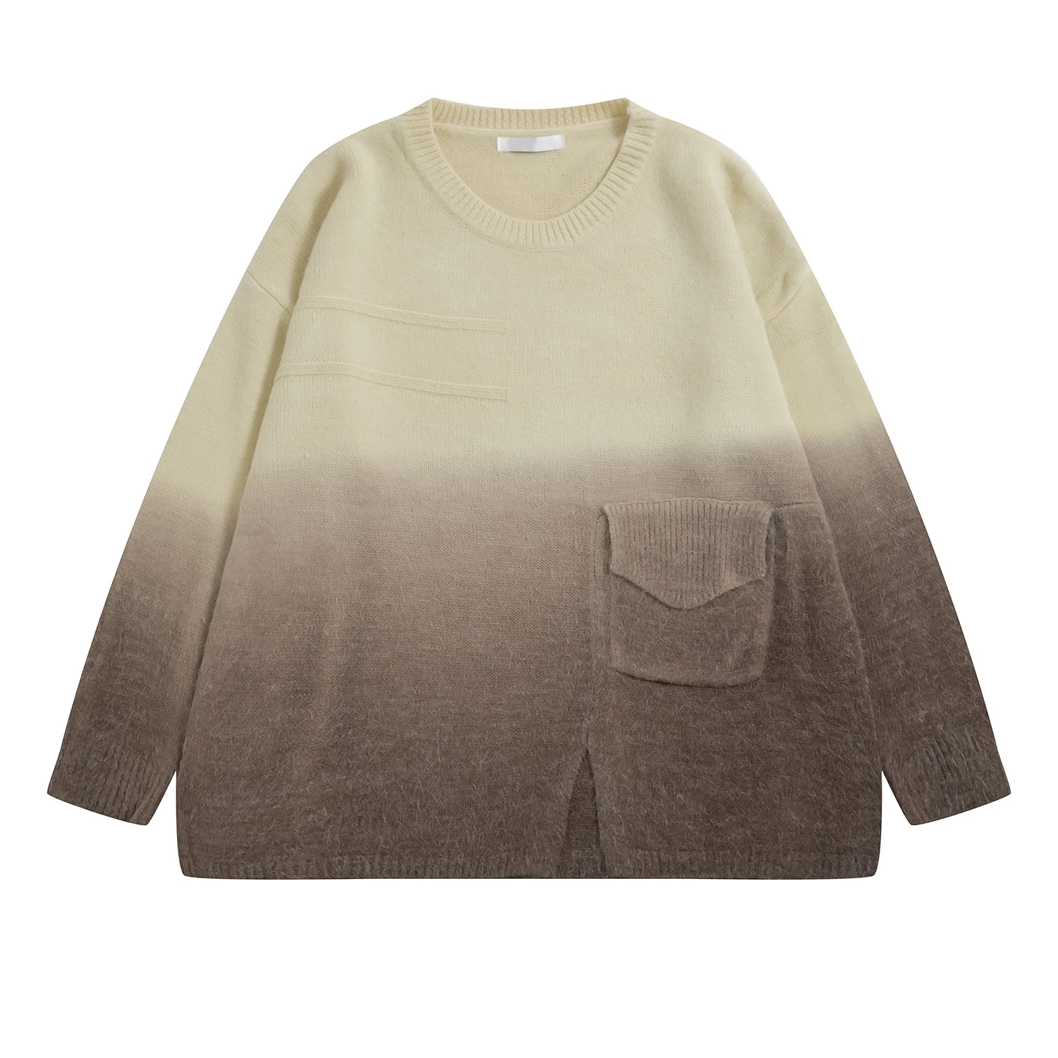 Harajuku New Design Autumn Winter Loose Ladies Jumper Sweater Long Sleeve Spell Color Women Pullover Knit Tops | Женская одежда