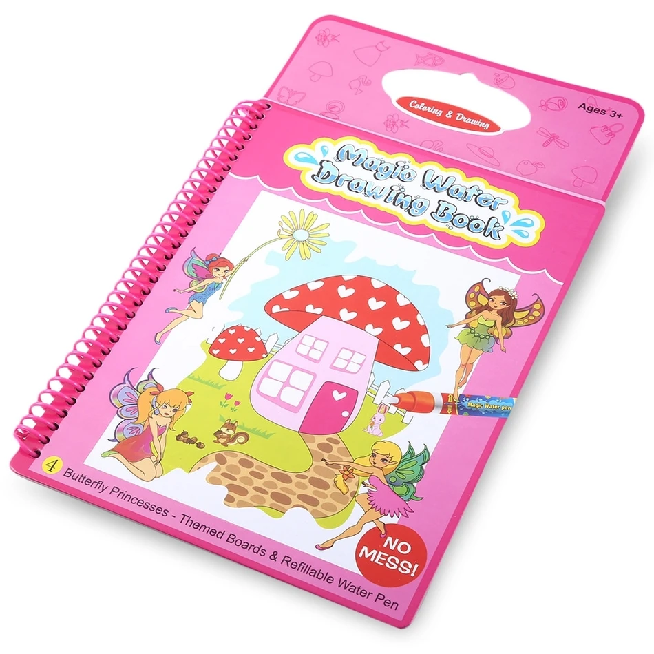 Прочная бумага высокого качества волшебная книга для рисования водой интимная