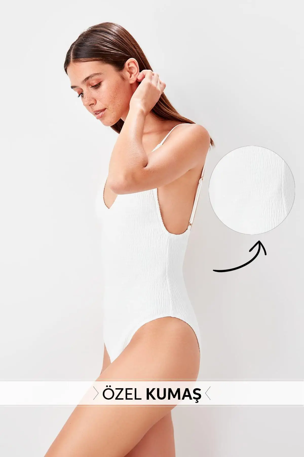 Trendyol белый Gossamer тканевый купальник TBESS19MA0005| |