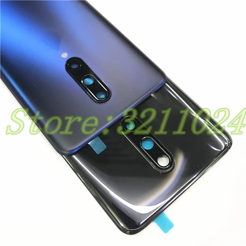 

100% Original 6.67" For Oneplus 7 Pro Back Battery Cover Rear Door Panel Housing Case+Camera Lens Frame +Adhesive Sticker +Logo
