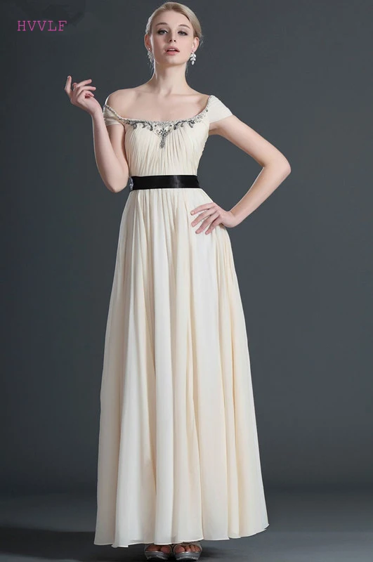 Бежевые вечерние платья а силуэта с рукавами крылышками шифоновое длинное