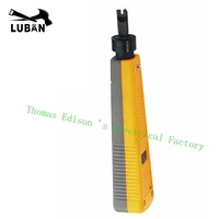 luban network cable impact tool module block insertion punch down tool 110 type patch panel hookup tool