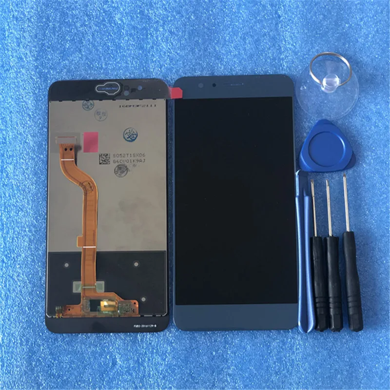 Axisinternational для 5," huawei Honor 8 ЖК-дисплей с рамкой FRD-L19 L09 L14 ЖК-экран+ сенсорная панель дигитайзер Рамка
