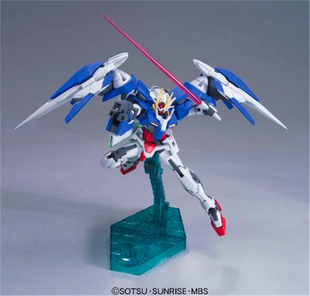 Модель Gundam HG 1/144 DAUBLE O EXIA 00 RAISER+ меч GN 3 GUNDAM готовая одежда один робот Bandai мобильный костюм детские игрушки