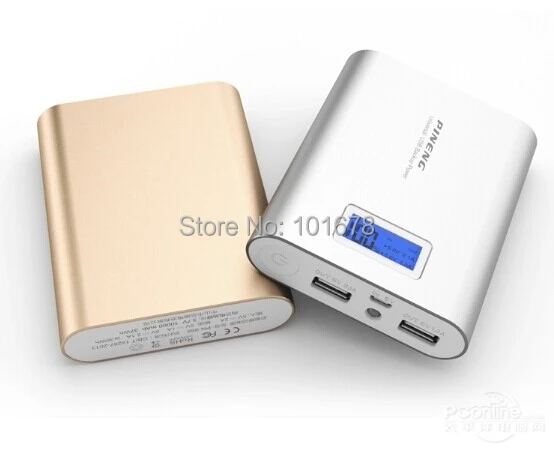 Оригинал Pineng PN-988 10000 мАч Емкость Power Bank Портативный Внешний Аккумулятор