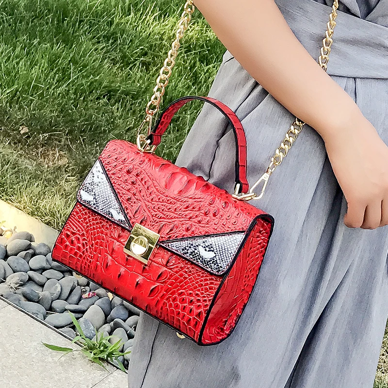 Bolsa Mujer сумки для женщин роскошные сумки черные женские сумки дизайнерские сумки из искусственной кожи крокодила сумка через плечо