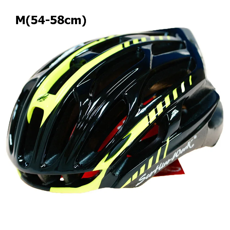 Black Yellow-M 29 вентиляционных отверстий велосипедный шлем сверхлегкий MTB шоссейные велосипедные шлемы для мужчин и женщин велосипедный шлем Caschi Ciclismo Capaceta Da Bicicleta AC0231 - Цвет: Black Yellow-M