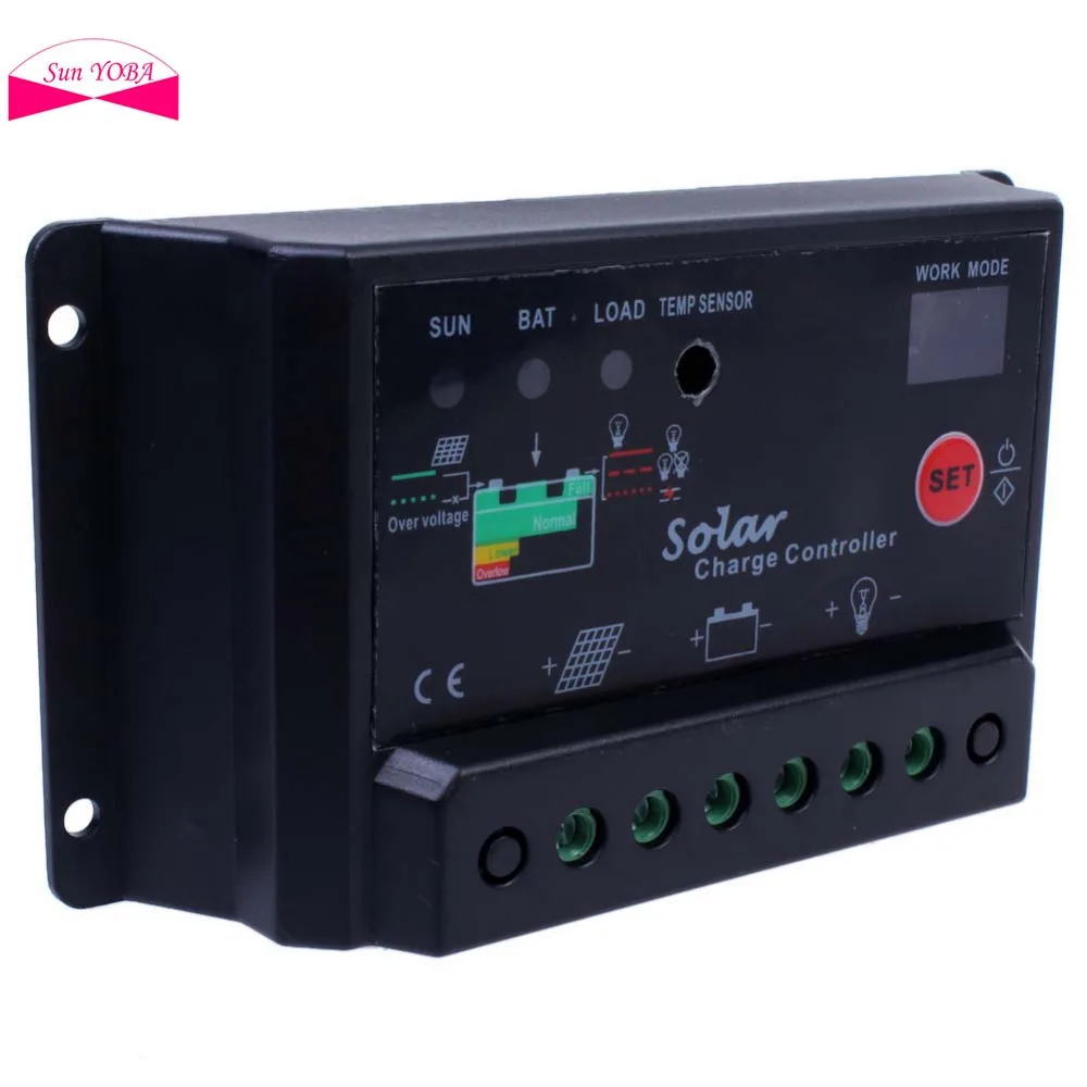 2015 24V солнечная панель контроллер заряда батареи 20A amp 12V Солнечная система PV