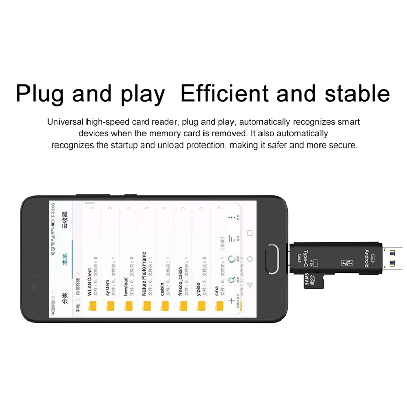 5 в 1 Micro SD кардридер адаптер Type C USB карта памяти для ноутбука MacBook 3 0 SD/TF OTG