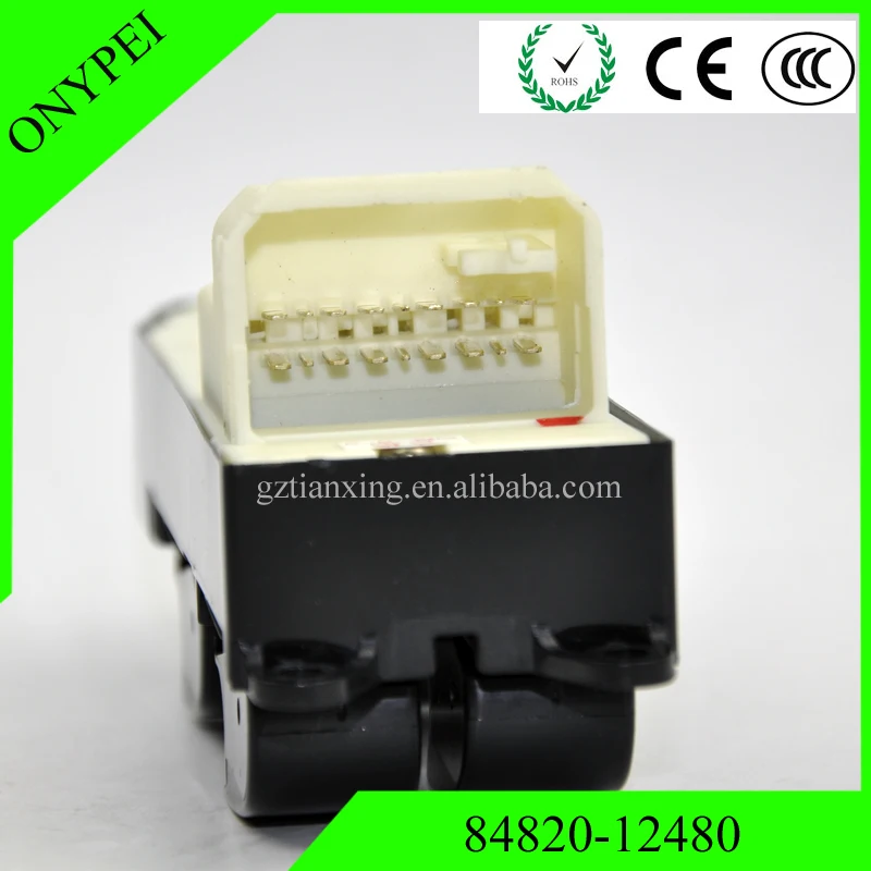 Главный переключатель стеклоподъемника 84820 12480 для Toyota Corolla 2000 2007 1zzfe 2nzfe 8482012480|window