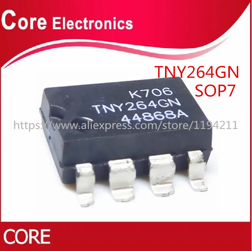 50 шт. TNY264GN SOP 7 TNY264 SOP7 TNY264G SMD 264GN Новый и оригинальный IC|Интегральные схемы| |