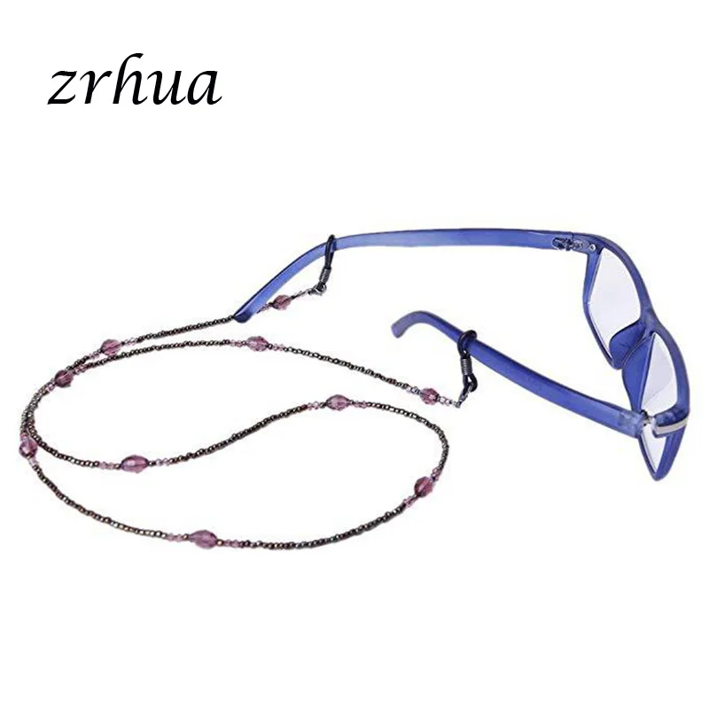 ZRHUA дизайнерский Женский Шнур с бусинами элегантный держатель для очков на шею