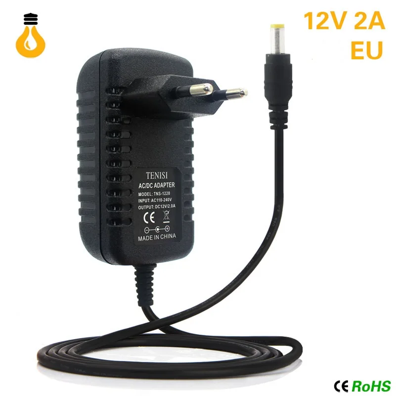 Адаптер питания DC12V 1A 2A 3A AC100V 240V адаптер преобразователя вольт Трансформаторы